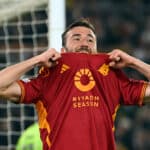 Cristante con la maglia della Roma