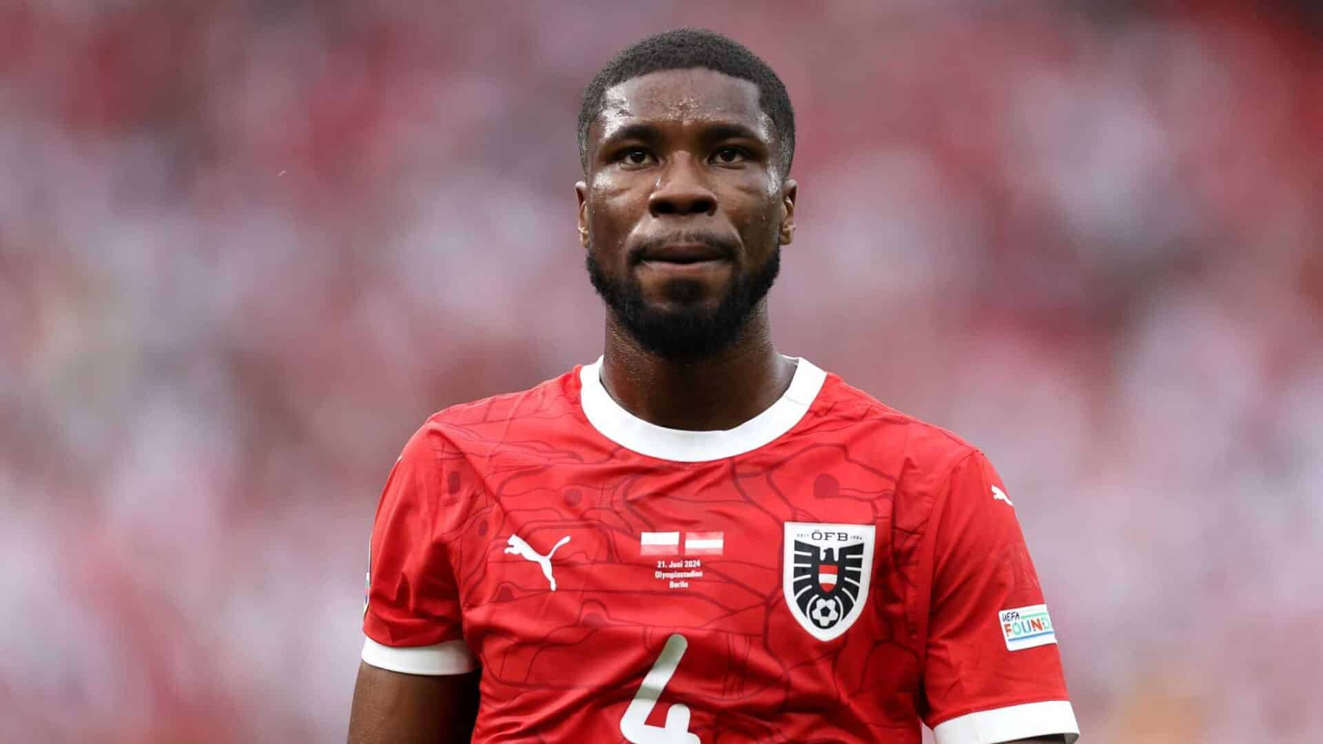 Kevin Danso con la maglia della Nazionale austriaca