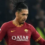 Smalling con la maglia della Roma