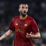 Bryan Cristante con la maglia della Roma