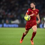 Cristante con la maglia della Roma