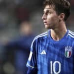 Baldanzi con la maglia dell'Italia U21