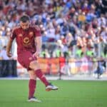 Cristante con la maglia della Roma