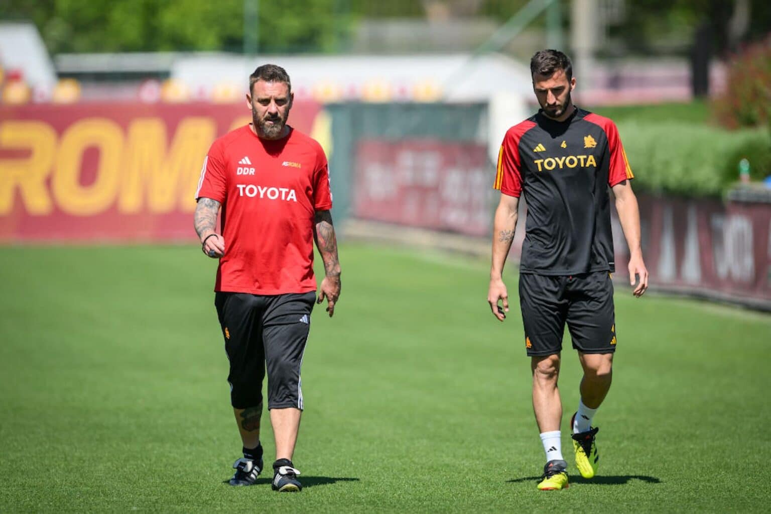 Cristante e De Rossi, Roma