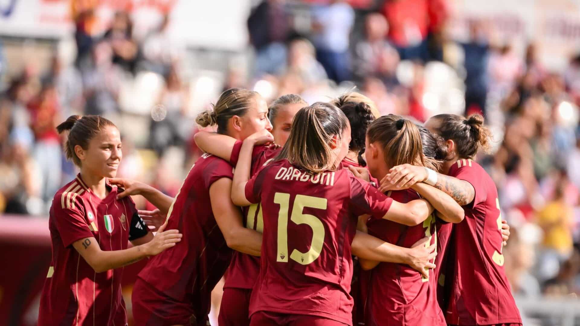 Esultanza Roma Femminile