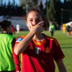 Giugliano con la maglia della Roma Femminile