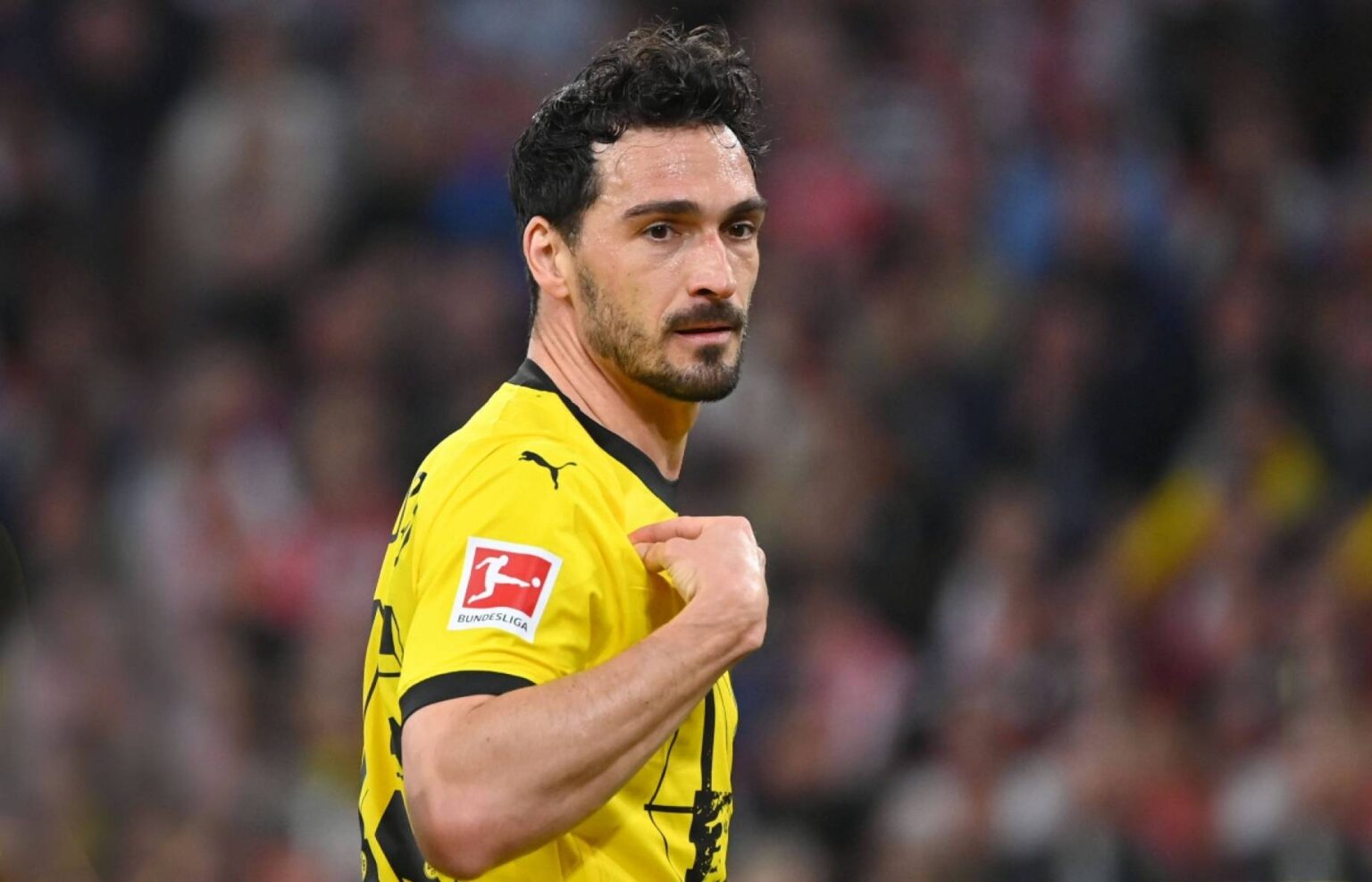 Hummels con la maglia del Borussia Dortmund