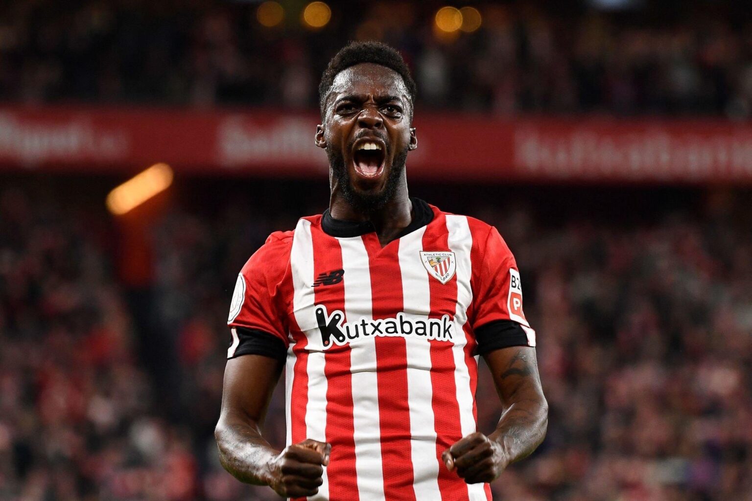 Inaki Williams con la maglia dell'Athletic Bilbao