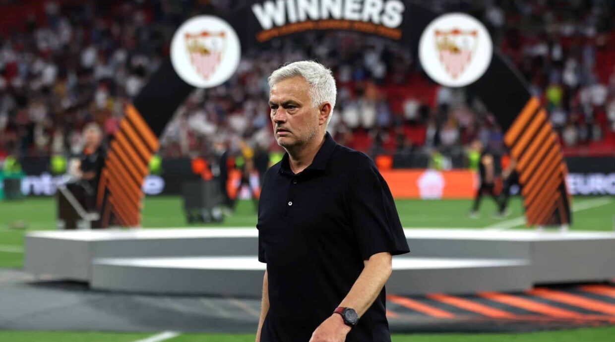 José Mourinho ai tempi della Roma