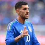 Lorenzo Pellegrini con la maglia dell'Italia