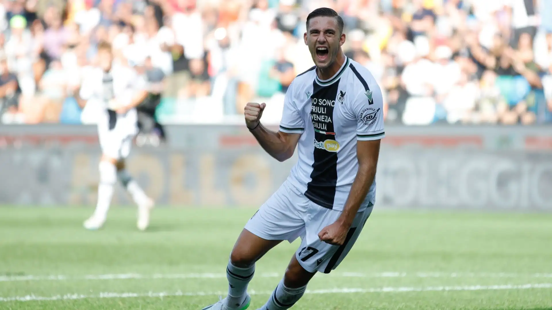 Lucca con la maglia dell'Udinese