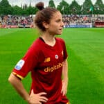 Manuela Giugliano con la maglia della Roma