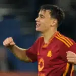 Niccolò Pisilli con la maglia della Roma