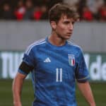 Tommaso Baldanzi con l'Italia U21