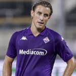 Edoardo Bove con la maglia della Fiorentina