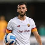 Cristante con la maglia della Roma