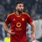 Cristante con la maglia della Roma