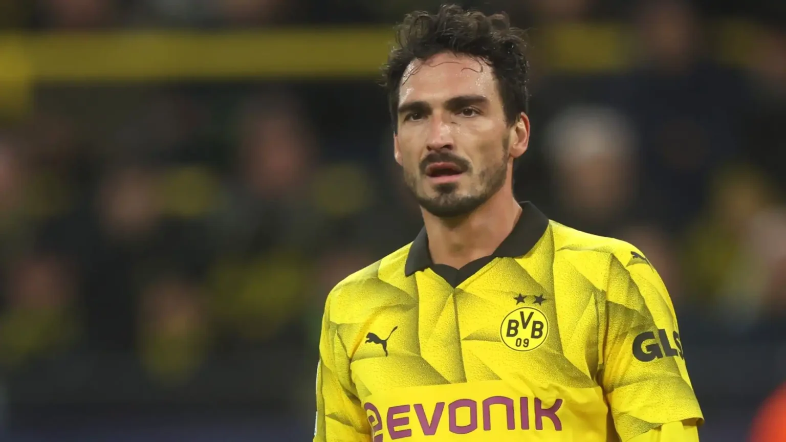 Mats Hummels con la maglia del Borussia Dortmund