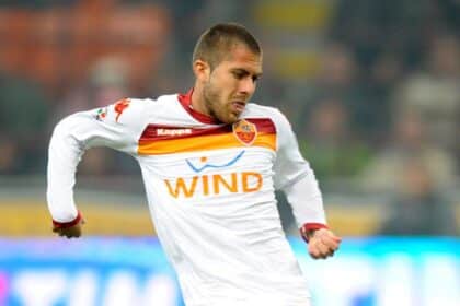 Jérémy Ménez con la maglia della Roma