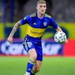 Nicolas Valentini con la maglia del Boca Juniors