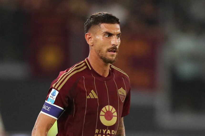 Lorenzo Pellegrini con la maglia della Roma