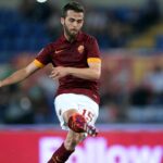 Miralem Pjanic con la maglia della Roma