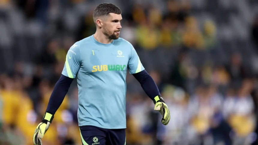 Mathew Ryan con la maglia dell'Australia