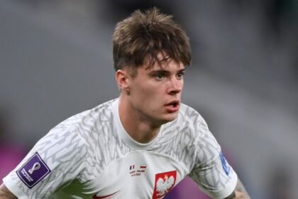 Zalewski con la maglia della Polonia
