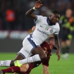 Cristante e Thuram, contatto in Roma-Inter