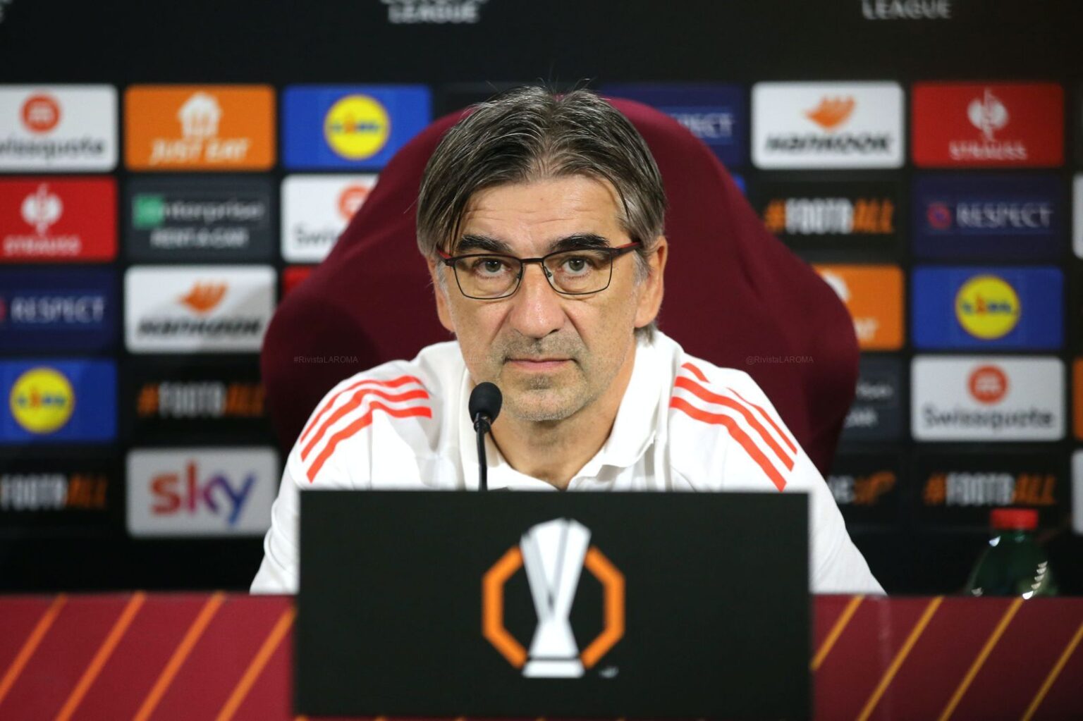 Juric in conferenza stampa