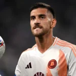 Lorenzo Pellegrini con la Roma