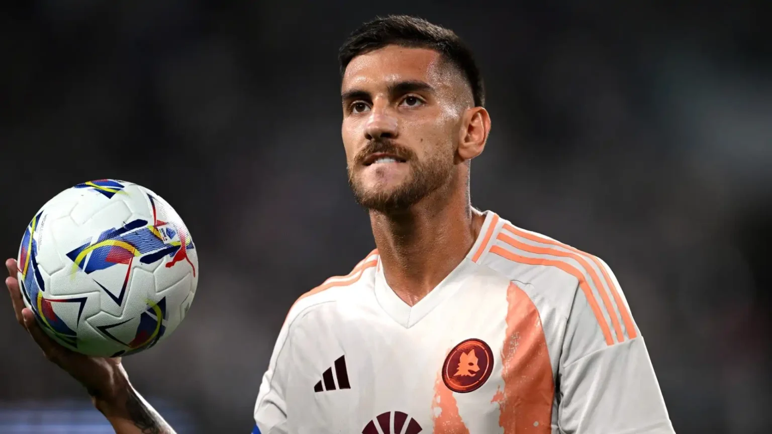 Lorenzo Pellegrini con la Roma