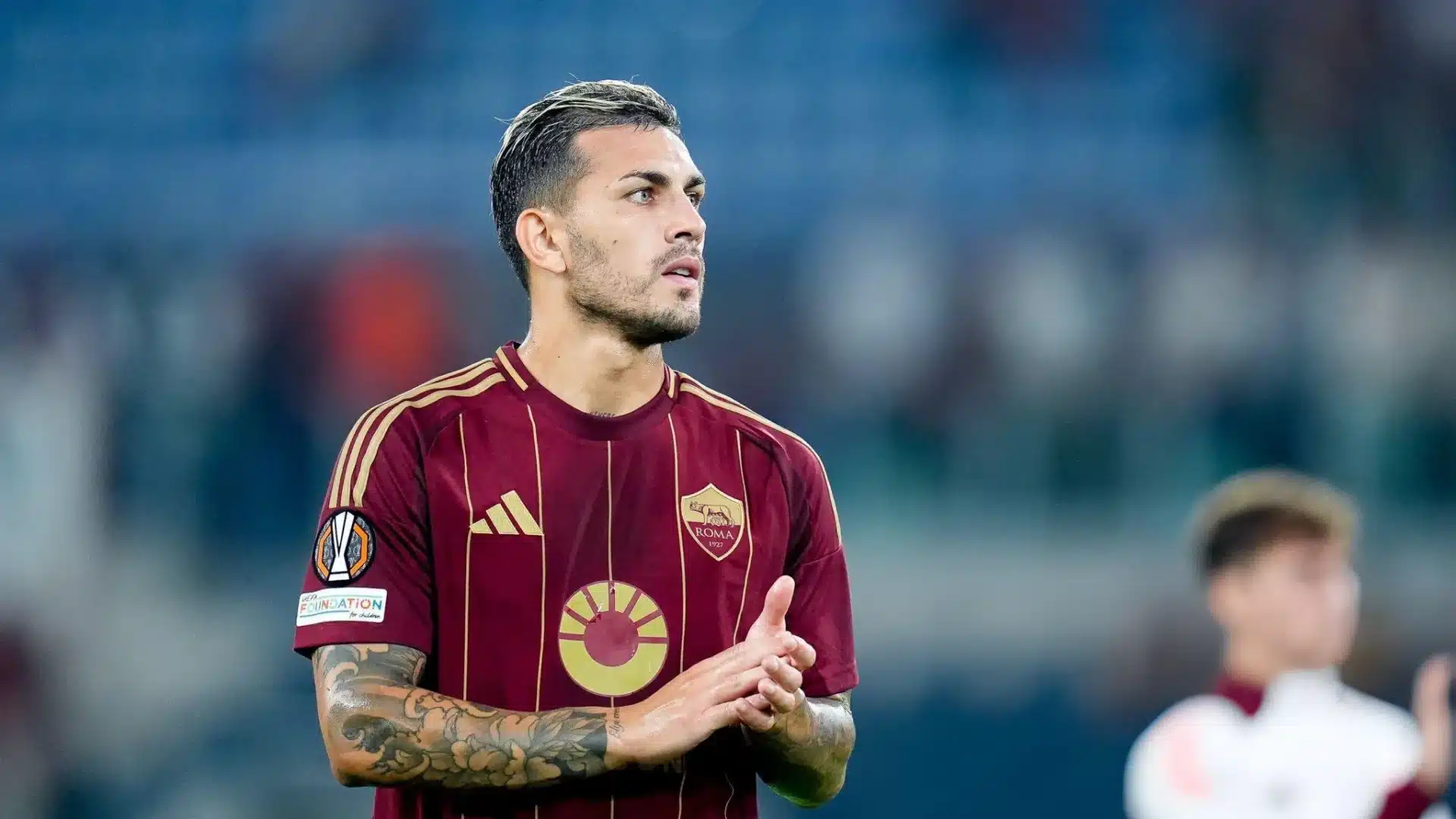 Paredes con la maglia della Roma