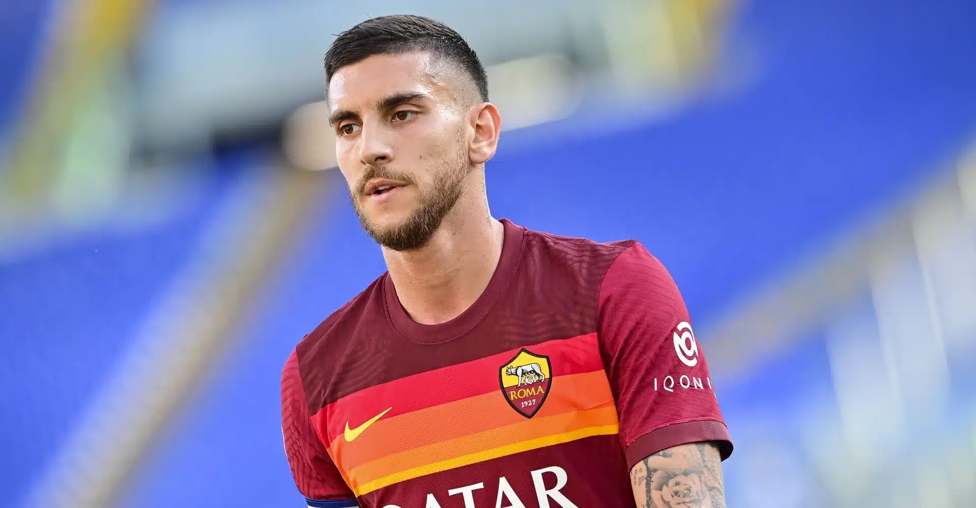 Pellegrini con la maglia della Roma