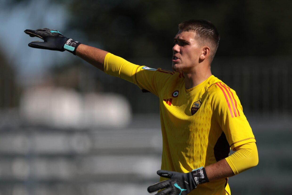 Renato Marin con la maglia della Roma