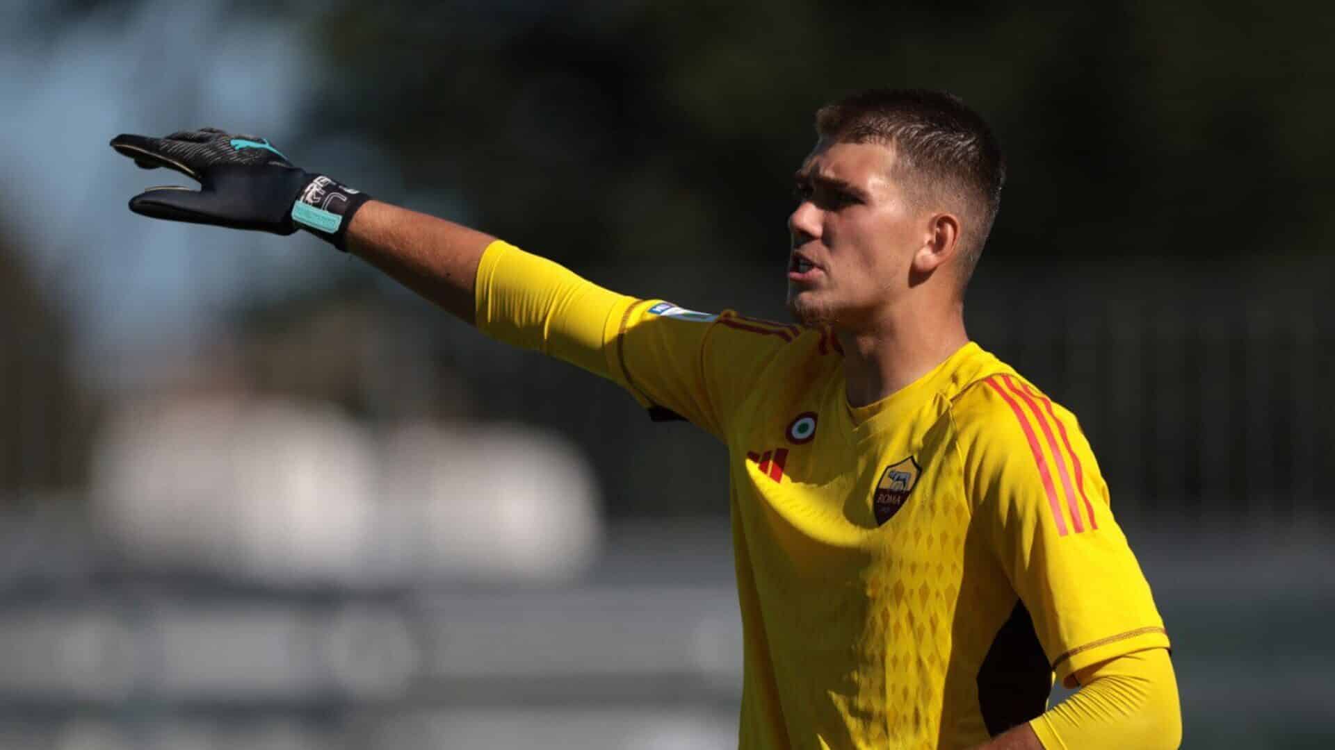 Renato Marin con la maglia della Roma