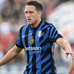 Zielinski con la maglia dell'Inter