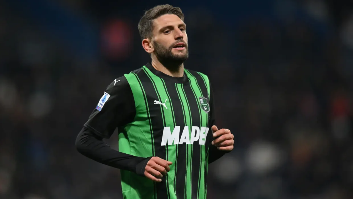 Domenico Berardi con la maglia del Sassuolo