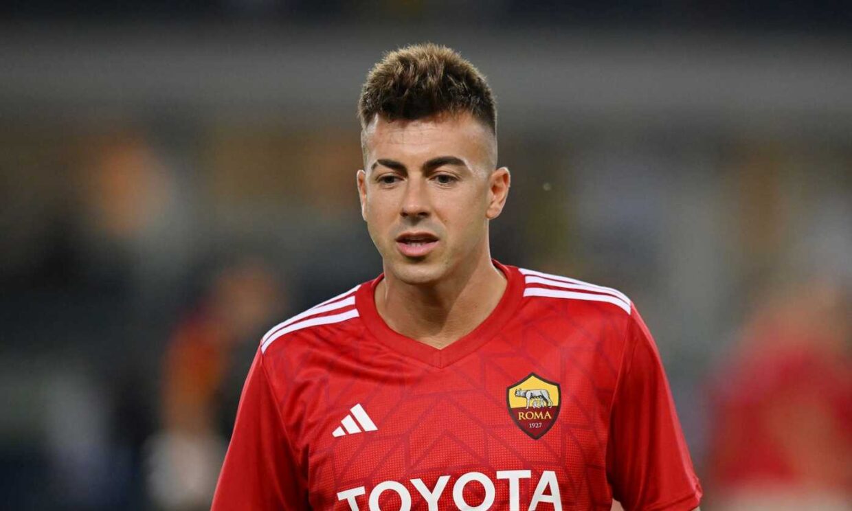 Stephan El Shaarawy con la maglia della Roma