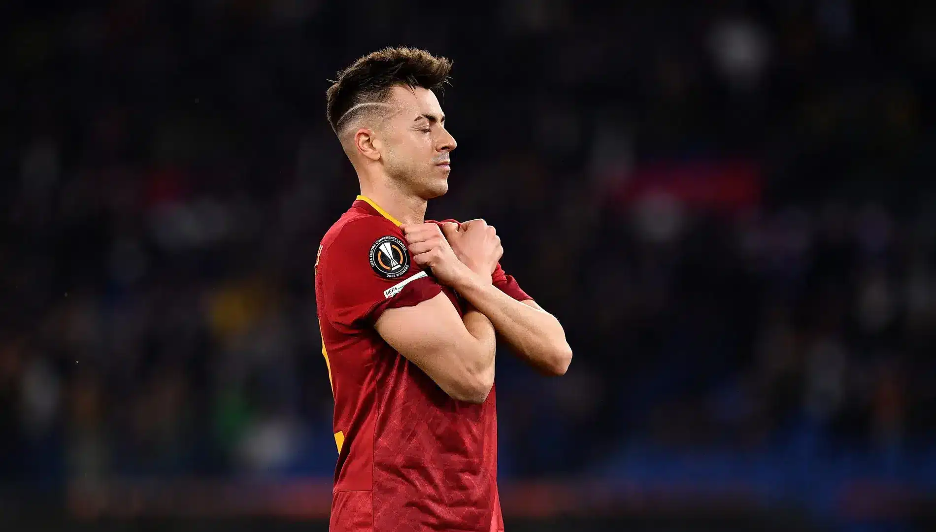 Stephan El Shaarawy con la maglia della Roma