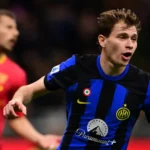 Niccolò Barella con la maglia dell'Inter