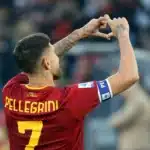 Lorenzo Pellegrini con la maglia della Roma