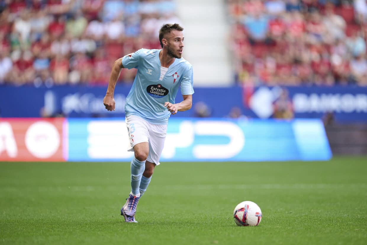 Mingueza con la maglia del Celta Vigo