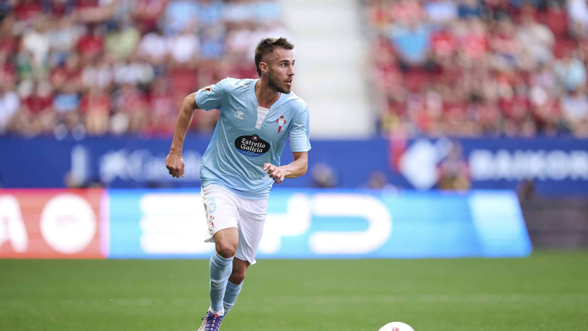 Mingueza con la maglia del Celta Vigo