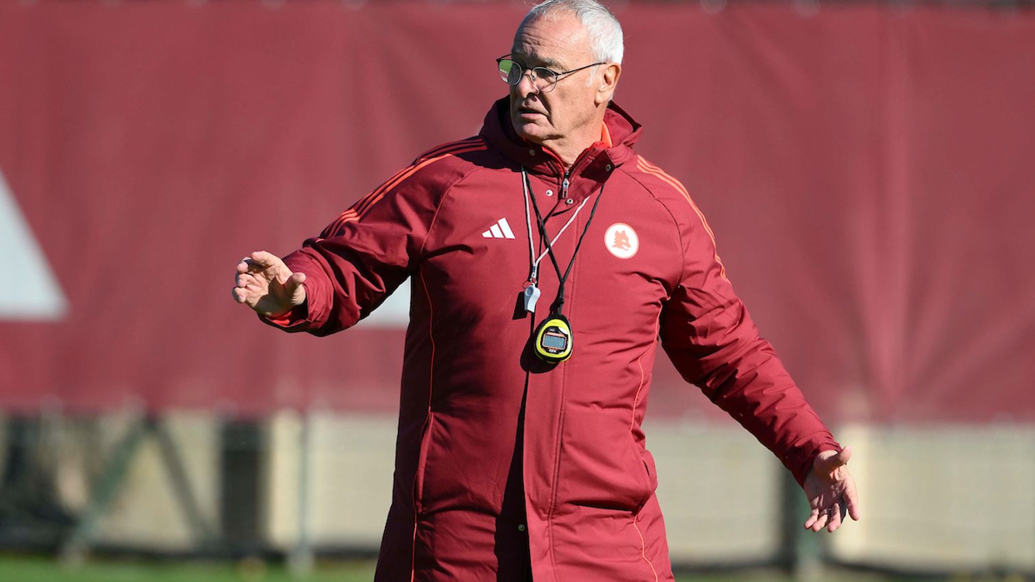 Claudio Ranieri a Trigoria