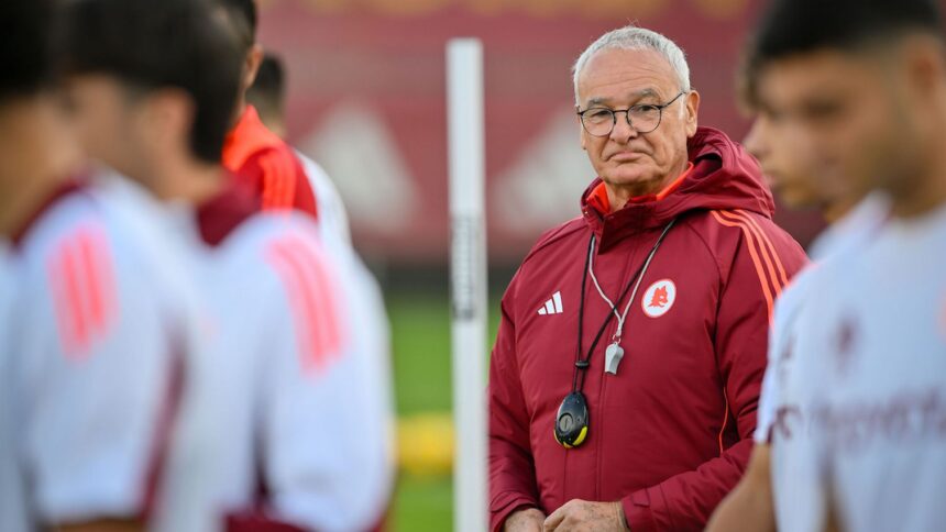 Claudio Ranieri a Trigoria