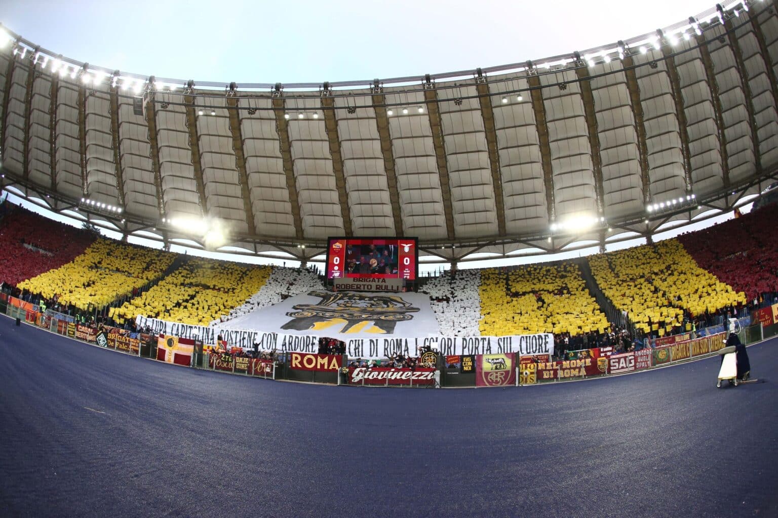 Curva Sud in Roma-Lazio