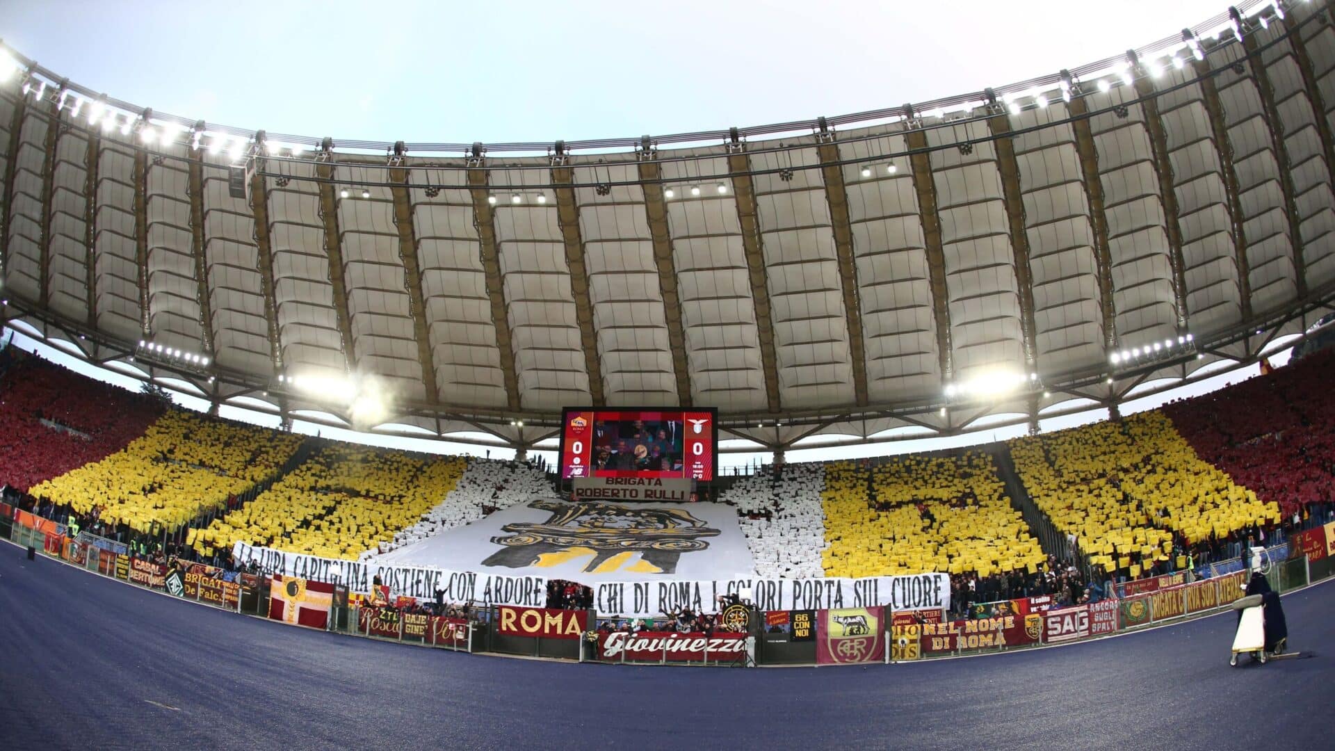 Curva Sud in Roma-Lazio