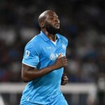 Romelu Lukaku con la maglia del Napoli