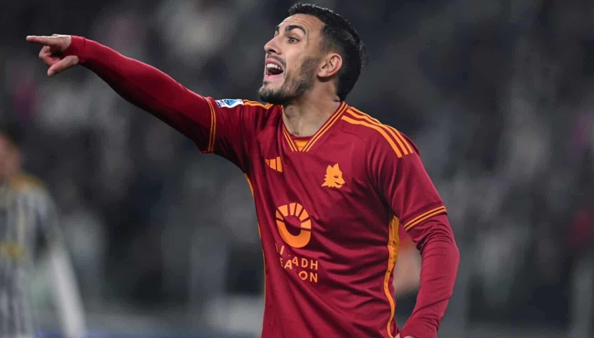 Paredes con la maglia della Roma